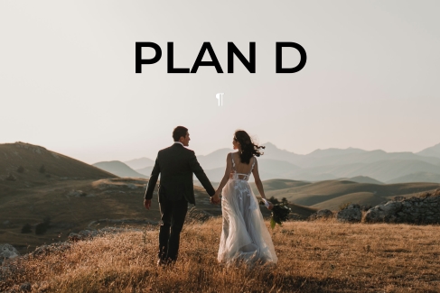 Couple in landscape with Caption Plan D