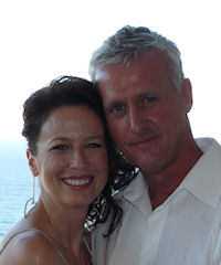 Mike and
                    Monique who were married by Jennifer Cram on the
                    balcony of a penthouse on the Gold Coast