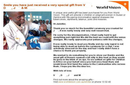 e-card thank-you
