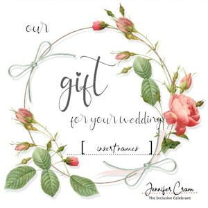 Wedding Ceremony Gift Card