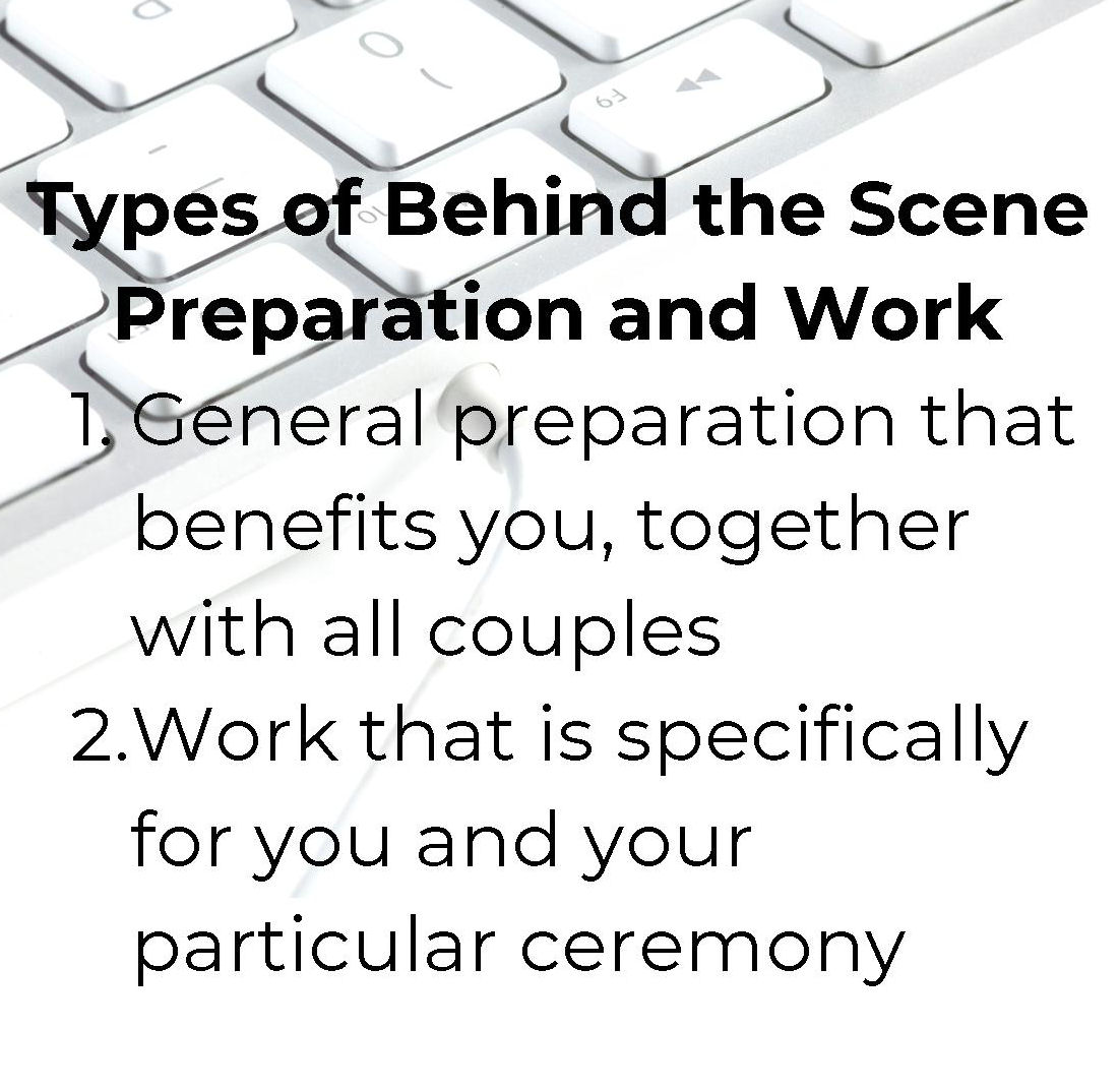 Two types of behind the scenes work
                    definition