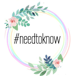 Circle
                        logo with hashtag #need to know