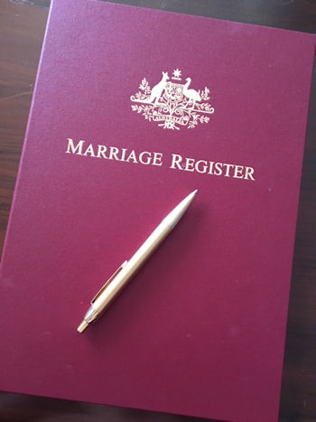 Official Marriage Register