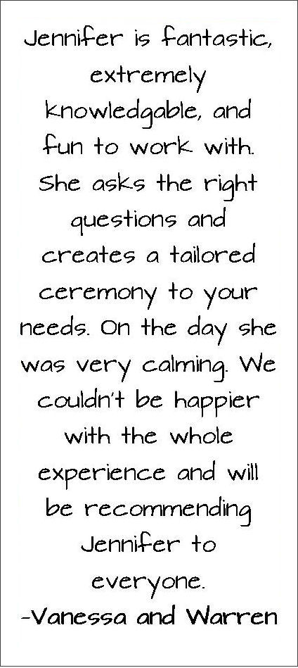 Review of Jennifer Cram, The
Celebrant Who Gives You More