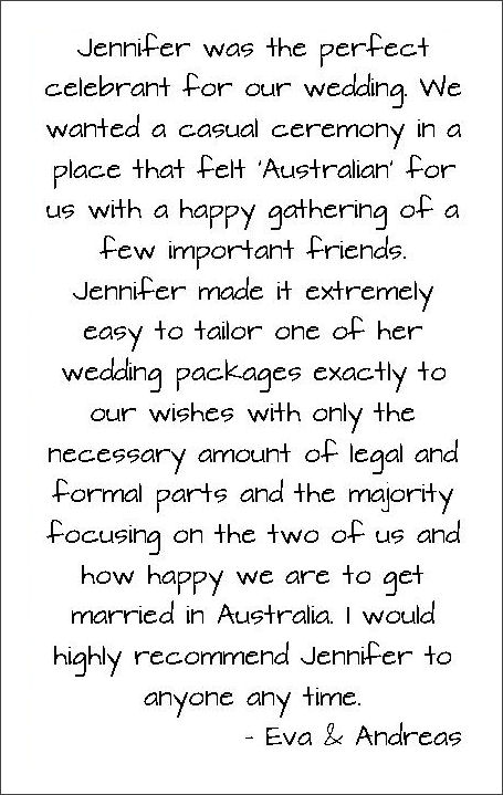 Review of Jennifer Cram,
The Celebrant Who Gives You More